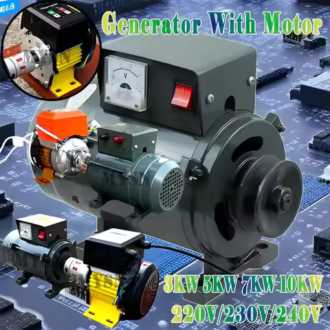 10KW Brushless Generator 7KW 5KW Free Energy Permanent Magnet Generator220V Alternator With Variable