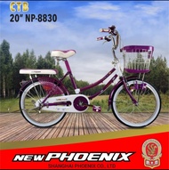sepeda mini keranjang perempuan ukuran 20 da 26 new PHOENIX 20MN 8830 usia remaja