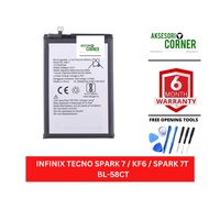 Battery BL-58CT Compatible For INFINIX TECNO SPARK 7 / KF6 / SPARK 7T