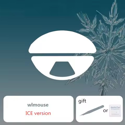 Replacement Mouse Skates for WLmouse Beast ICE Version Enhanced Brake Control Speed Mouse Feet