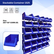 1525 KTK Plastic Stack Storage Bin | Box | Stackable | Organizer | Organization | Container | Cabine