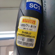 Pirelli Diablo Supercorsa SC1 V4 & SC2 V4 size 120/70-17 racing tayar
