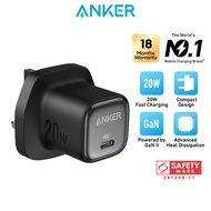 Anker Zolo Charger 20W USB C Charger Block, Compact GaN USB C Charger, Enhanced Temperature Control 