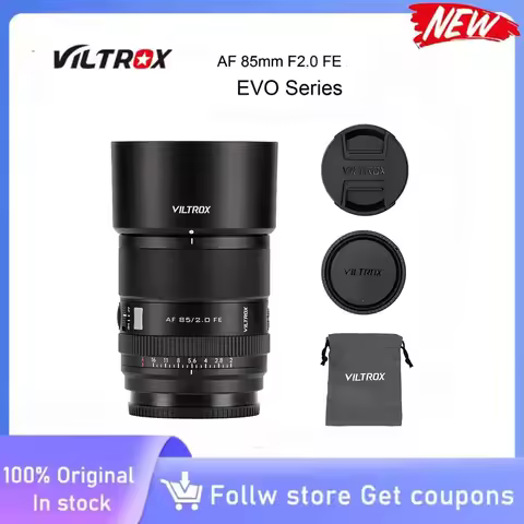 VILTROX AF 85mm F2.0 EVO Full Frame Autofocus Large Aperture Camera Lens for Sony E Nikon Z Mount A7