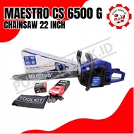 NEW CHAINSAW MAESTRO 6500 Mesin Gergaji Kayu Chainsaw 22 Inch Maestro
