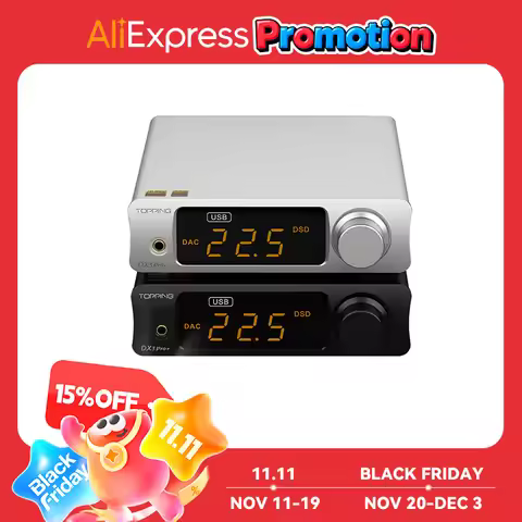 TOPPING DX3 PRO+ DAC Headphone Amplifier ES9038Q2M Decoder Bluetooth 5.0 LDAC Audio DX3 PRO with Rem