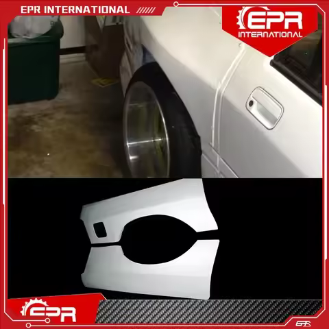 For Mazda RX7 FC3S Dmax +30mm Glass Fiber Rear Fender Trim RX7 FRP Wide Rear Fender FC3S Racing Body