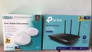 Tp-Link AC1300 deco M5 whole home mesh wifi system + Tp-Link Archer C1200 AC1200 Dual Band Gigabit Router