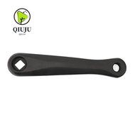 QIUJU Bike Left Crank Arm, Black 152mm Hole Distance Bike Crank Arm, Durable Left Arm Aluminum Alloy
