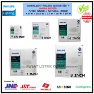 PHILIPS LED DOWNLIGHT DN020B 4.5W 10.5W 13W 14W 16W 18W 20W 23W WHITE natural 6500K 4000K 3000k