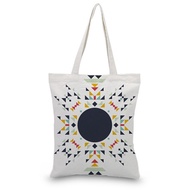 factory Canvas Tote Bag Custom Print Logo Text DIY Handbag Daily Use Print Shopping Bag Satchel Fold