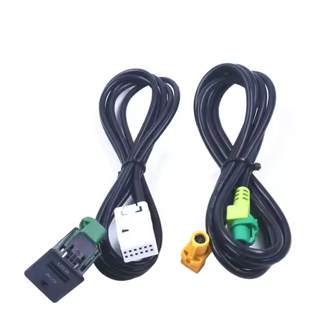 USB Aux In Switch Socket Wire Cable Adapter Kit For BMW 3/5/Z Series/E87/E90/E91/E92/X5/X6/Z4/F13/F0