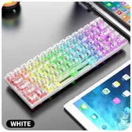 FIREWOLF Real Mechanical Gaming Keyboard Wireless  Wired and Bluetooth three mode connection type  M