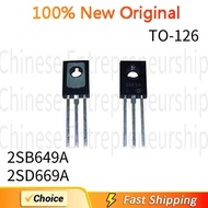 50 PCS TO126 2SB649A B649A 2SD669A D669A TO-126 Transistor audio amplifier drives paired transistors