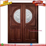 Pintu rumah kupu tarung kayu jati terbaru pintu rumah utam pintu jati