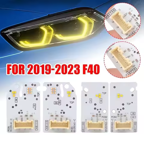 Yellow Angel Eye DRL For BMW 1 2 Series F40 118i F44 228IX M235IX LED Headllight Daytime Light 63119