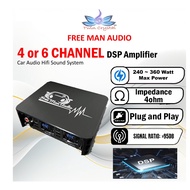 FREE MAN AUDIO DSP PLUG & PLAY FOR ANDROID PLAYER 4CH OR 6CH DSP Power Amplifier Power Boost Amp