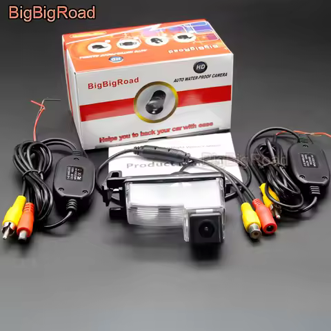 BigBigRoad For Nissan Patrol Y61 Patrol 4WD Super Safari / Car Rear view Camera / HD Back up Reverse