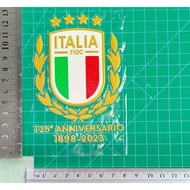 Italy 125th badge Adult heat transfer jersey patch（TPU）