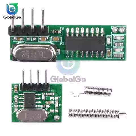 433 Mhz Superheterodyne RF Receiver and Transmitter Module 433Mhz Remote controls For Arduino Wirele
