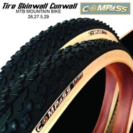 COMPASS TIRE TANWALL TIRE 26er , 27er , 29er MTB Bike Tire Roadbike