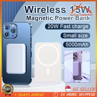 【SG STOCK】15W/20W Magnetic Wireless Powerbank  Fast Charging Battery Compatible With i-Phone 14/13/12