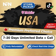 [SPECIAL PROMO] USA T-Mobile SIM Card Ultimate 7-30Days 5G/4G Unlimited Data+Call | BUZZ PICKUP |Ful