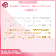 Cicakshop88 Liebe Sticker Decal Joran Daiwa Legatus