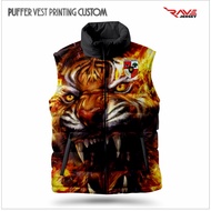PUFFER/DACRON/CHUBLING VEST FOR PANCASILA YOUTH PP SESSION 2 CUSTOM SUBLIME PRINTING (CUSTOM DESIGN)