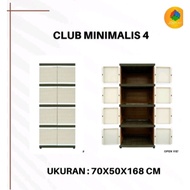 Plastic Wardrobe 4-Tier Wardrobe/ Jumbo Wardrobe