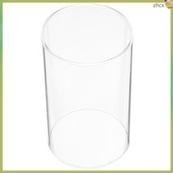 Small Transparent Glass Pillar Candle Holder Decorative Candle Shade  zhihuicx