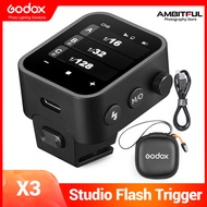 Godox X3 2.4G Wireless Flash Trigger X3-C X3-N X3-S X3-F X3-O TTL HSS Touch Screen Transmitter for C