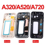 Original LCD Front Frame Bezel Housing For Samsung Galaxy A3 A5 A7 2017 A320 A520 A720 A320F A520F A