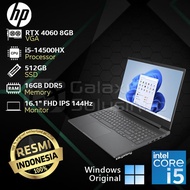 HP VICTUS 16 R1005TX RTX4060 8GB Intel Core i5-14500HX 512GB SSD 16GB RAM Gaming Notebook