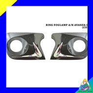 Garnish/Ring Cover Foglamp Carbon All New Avanza Tipe G 2012-2013