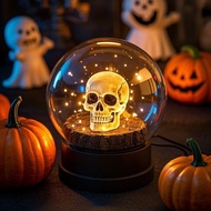Halloween Exclusive Shipping From Taiwan Customized Crystal Ball Music Box Ghost Festival With Light