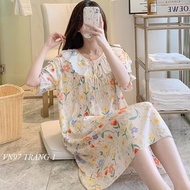 HUNTING LINEN DRESS Delivered Always WEAR AT HOME DRESS FOR HOME WEAR VN97