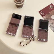 Coffee Beans All-Inclusive Casing for Samsung Galaxy Z Flip7FE 6 5 4 3 5G Drop-proof Case Samsung Cr