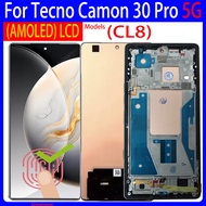 6.78" Original AMOLED For Tecno Camon 30 Pro 5G LCD Display Touch Screen Digitizer Assembly For Tecn