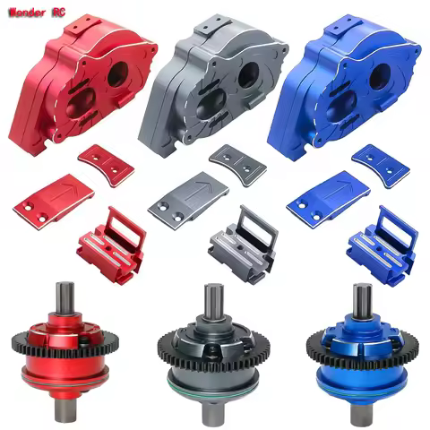 Center Gearbox and Differential Set 54T 57T for Arrma 1/10 Kraton Outcast 4S V2 BLX 1/8 Mojave 4S BL