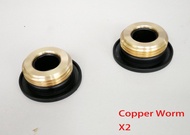 Oem Oil Pump Copper Worm Gear Screw Oiler Feeder Fit For Husq  3120XP 3120 Chainsaw
