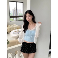 #B30 Lace March V-Neck Thin Shoulder bra Vest * 4 Colors
