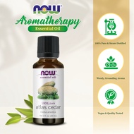 NOW Essential Oils, Atlas Cedar Oil, Balancing Aromatherapy Scent, Steam Distilled, 100% Pure, Vegan