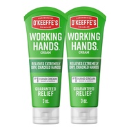 O'Keeffe's Working Hands Hand Cream for Extreme Dryness - 3 oz Tube (2 Pack) - Repairing Skincare fo