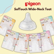 Original Pigeon Teat / Puting Pigeon / Pigeon SofTouch Wide-Neck Teat