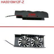 HA5510M12F-Z XY-D05510S 0.20A 2Pin GTX1050 Ti For MSI Geforce GTX 1050 2GT LP GTX 1050Ti 4GT LPV1 Graphic Card Cooling Fan