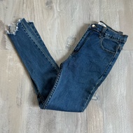 Second-Hand Screen-Printed Jeans