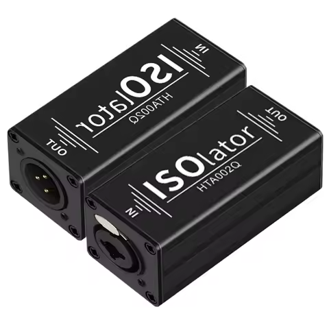 1 PCS Isolator 6.35 XLR Audio Noise Filter Noise Suppressor Isolator for PC Durable Female To Male E