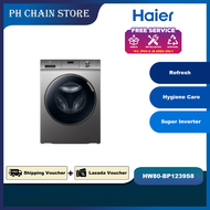 (NEW MODEL) HAIER 8.0KG - 10.5KG FRONT LOAD INVERTER WASHING MACHINE | HW80-BP1239S8 HW105-BP1239S8
