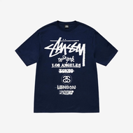 100% อย่างเป็นทางการ Stussy เสื้อยืดทัวร์ Keylime สไตล์เดียวกันสำหรับผู้ชายและผู้หญิง